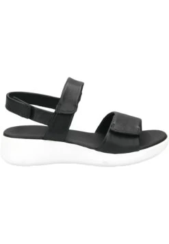 Legero Sandalen Met Sleehak - Schwarz