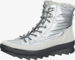 Legero Enkellaarsjes Veterlaarsjes Dames Zilver