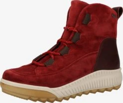 Legero Enkellaarsjes Veterlaarsjes Dames Rood