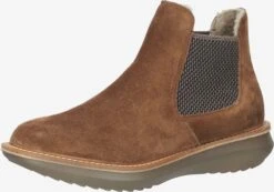 Legero Enkellaarsjes Chelsea Boots Dames Cognac