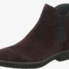 Legero Enkellaarsjes Chelsea Boots Dames Donkerrood
