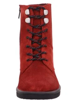 Legero Leren Enkellaarzen "Soana" Rood -Legero Verkoopwinkel legero leren enkellaarzen soana rood 2