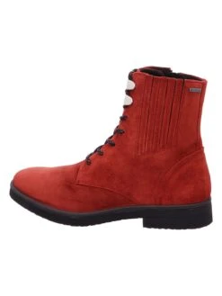 Legero Leren Enkellaarzen "Soana" Rood -Legero Verkoopwinkel legero leren enkellaarzen soana rood 7